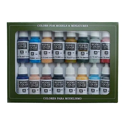 Abbildung von Vallejo 070111 Farbset, Amerikanischer Bürgerkrieg, 16 x 17 ml
