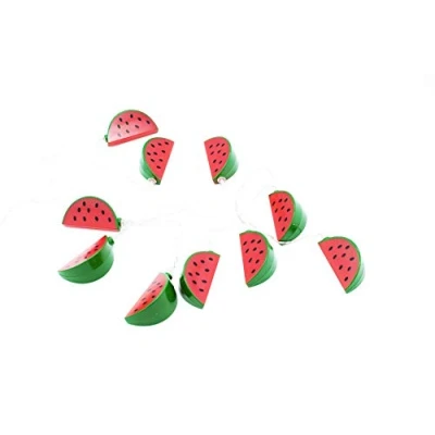Abbildung von HEITMANN DECO LED Lichterkette Wassermelonen rot/grün ca. 100 cm, 10 tlg.