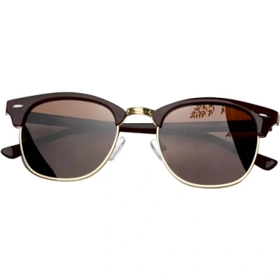 Abbildung von KANASTAL Sonnenbrille Halbrahmen Polarisiert Braun für Herren Retro Klassisch Rahmen Sonnenbrillen Damen UV400 Schutz