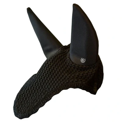 Abbildung von Equestrian Stockholm Fliegenhaube Padded Clean BlackVerkauft von Agradi