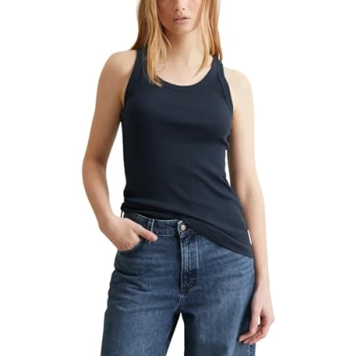 Abbildung von Marc O&#039;Polo Denim Top, Damen, Größe: XXL, Navy