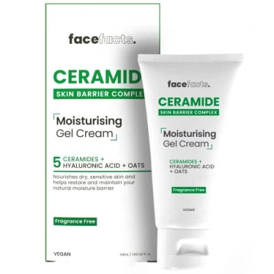 Abbildung von Face Facts Ceramid Gel Creme, feuchtigkeitsspendend, beruhigt und stärkt die Haut, 50 ml