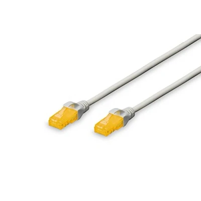 Abbildung von DIGITUS LAN Kabel Cat 6A 10m RJ45 Netzwerkkabel U/UTP Ungeschirmt Kompatibel zu 6 &amp; 7 Grau