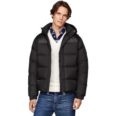 Abbildung von Tommy Hilfiger MIX Jacket Daunenjacke, Herren, Größe: XL, Black