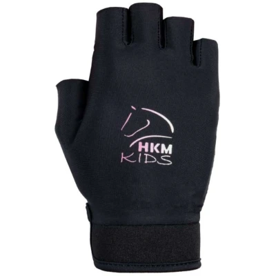 Abbildung von HKM Handschuhe Hobby Horsing Schwarz/Grau