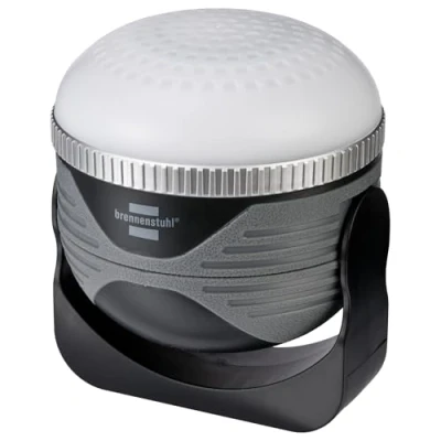 Abbildung von Brennenstuhl Akku LED Outdoor Leuchte OLI 310 AB mit Bluetooth® Lautsprecher (Campingleuchte Magnet und Haken / Campinglampe für außen 1x 3W , aufladbar inkl. USB Powerbank)
