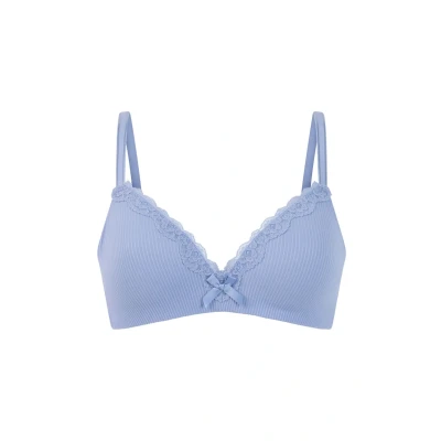 Abbildung von Hunkemöller Vorgeformter BH ohne Bügel Lola Bel air Blue 75B