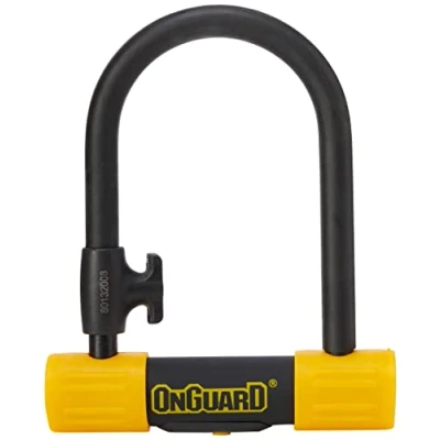 Abbildung von On Guard 8013 Bulldog Bügelschloss, schwarz, 9 x 23 14 cm