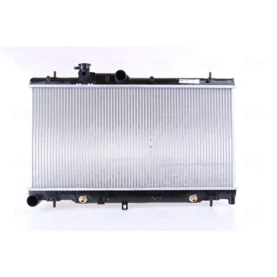 Abbildung von NISSENS 64114 Kühler, Motorkühlung Aluminium 340 688 16 Kühlrippen gelötet