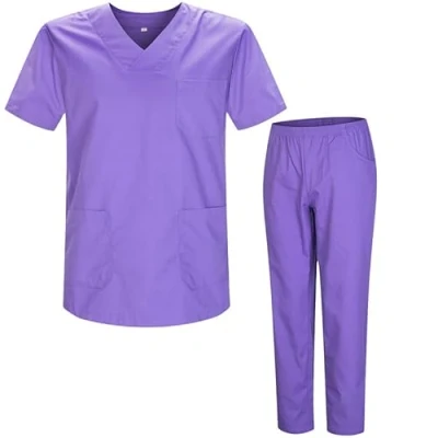 Abbildung von MISEMIYA Unisex Schrubb Set Medizinische Uniform mit Oberteil und Hose ref.8178 4XL, Flieder 21
