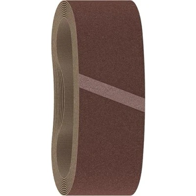 Abbildung von Bosch 10x PRO Paint on Wood and Hardwood X440 Schleifband für Schleifer (für Farbe auf Holz, Hartholz, 75 x 533 mm, Körnung 220, Professional Zubehör Bandschleifer)
