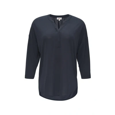 Abbildung von s.Oliver Langarmshirt, Damen, Größe: 34, Navy