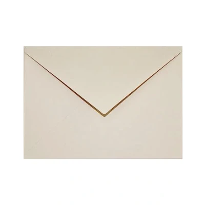 Abbildung von Netuno 25 Briefumschläge Dunkel Creme DIN C6 114x 162 mm 120g Keaykolour Biscuit Umschläge elegant Ökopapier Briefkuverts hochwertig farbige Briefhüllen aus Recycling Papier pastell