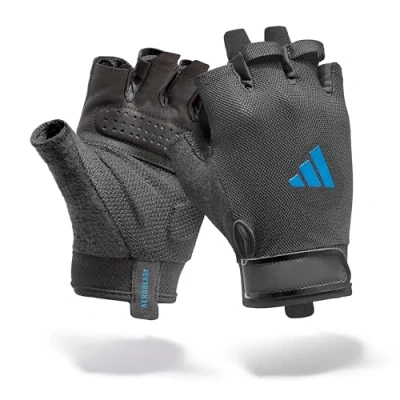 Abbildung von adidas Essential Trainingshandschuhe feuchtigkeitsabsorbierende Aeroready Technologie gepaart mit Einer äußerst komfortablen, strapazierfähigen Handinnenfläche aus Velourlederimitat