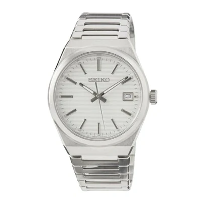Abbildung von Seiko Herren Analog Quarz Uhr mit Edelstahl Armband SUR553P1