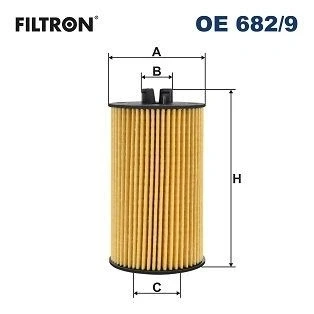 Abbildung von FILTRON OE 682/9 Ölfilter Filtereinsatz OPEL: Zafira C Tourer, Insignia A Saloon, Sports Tourer