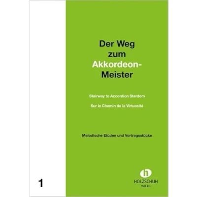Abbildung von Der Weg zum Akkordeon Meister 1: Etüden und Vortragsstücke mit 2. Stimme ad lib.