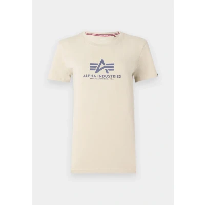 Abbildung von Alpha Industries NEW Tshirt print, Damen, Größe: Large, Vintage white