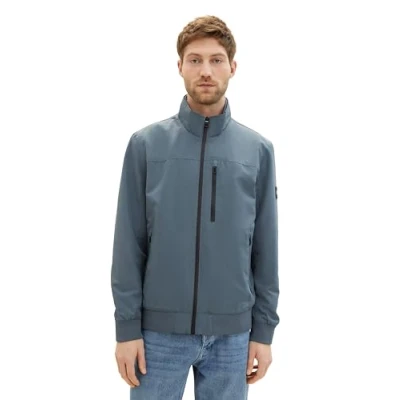 Abbildung von TOM Tailor Leichte Jacke, Herren, Größe: Large, Dusty dark teal