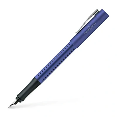 Abbildung von Faber Castell 140907 Füller Grip 2011, Feder F, Blau, 1 Stück