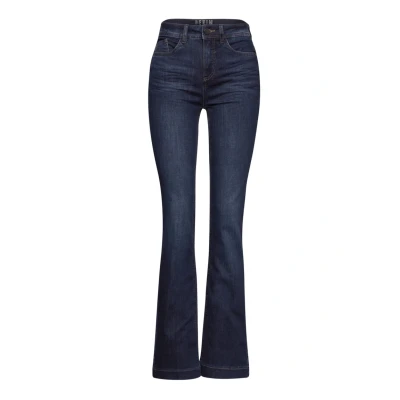 Abbildung von STREET ONE Damen A378136 Jeans Slim Fit, Dark Indigo Slightly Washed, 27W / 28L