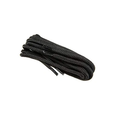 Abbildung von Runde Schnürsenkel für Arbeitsschuhe, Gesundheitsschuhe und Sicherheitsschuhe robustes Gewebe, von Worker Walker Laces Pro, 1 Paar (91 schwarz / 90 cm 35 zoll)