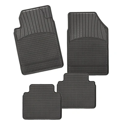 Abbildung von CarFashion Allwetter Schalenmatte A1, Auto Fussmatten Set in schwarz, 4 teilig, ohne Mattenhalter für