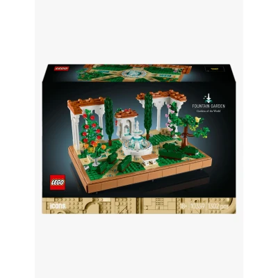 Abbildung von LEGO Icons 10359 Springbrunnengarten