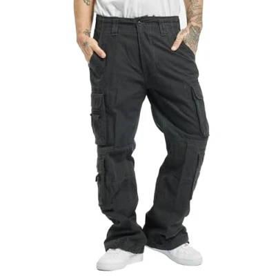Abbildung von Brandit PURE Vintage Cargohose, Herren, Größe: 6XL, Charcoal