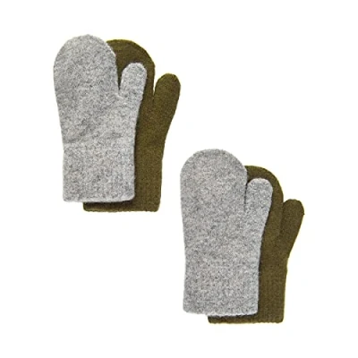 Abbildung von Celavi Unisex Kinder Magic Mittens F ustlinge, Military Olive, 1 EU