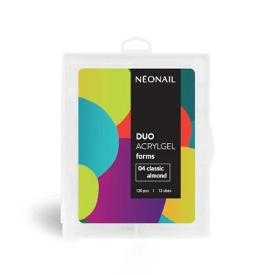 Abbildung von NEONAIL Duo Acrylgel Forms 120 Stück Nagelformen Dual Nail Set Nagel Tips für Gelnägel Polygel Nägel Form Kunstnägel Nagelverlängerung Extensions Classic Almond