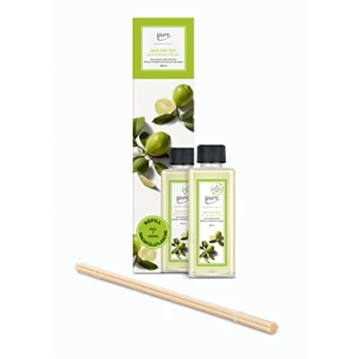 Abbildung von ipuro lime light preiswerter Raumduft Nachfüller mit blumig spritzigen Noten Duftöl Refill Duftstäbchen Diffuser Nachfüllflasche 200ml inkl Duft Sticks
