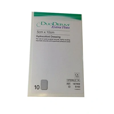 Abbildung von DuoDerm Hydrokolloid Verband, extra dünn, 5 x 10 cm, Stück