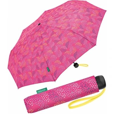 Abbildung von Benetton Taschenschirm Super Mini Pop Dots Fuchsia