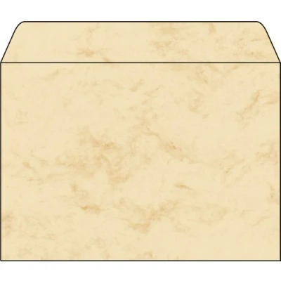 Abbildung von SIGEL DU203 Briefumschläge Marmor beige, C5, 25 Stück, gummiert