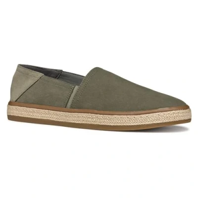 Abbildung von Geox Espadrille, Herren, Größe: 44, Light olive green Leder und textil