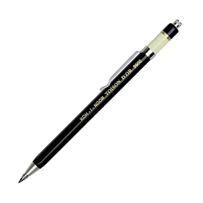 Abbildung von Koh I Noor Versatil 5900 Druckbleistift aus Metall, 1 Einheit, schwarz