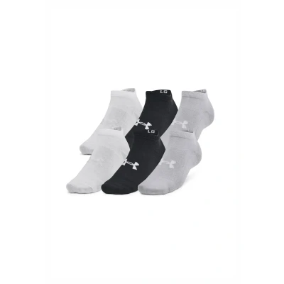 Abbildung von Under Armour Unisex Essential 6PK Füßlinge black, Größe: Large, Black