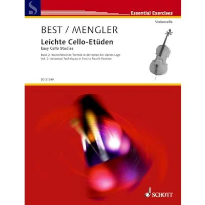 Abbildung von Leichte Cello Etüden: Weiterführende Technik in der 1. 4. Lage. Band 2. Violoncello. (Essential Exercises, 2)