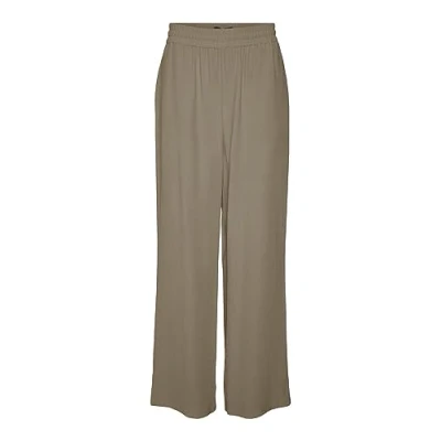Abbildung von VERO MODA Women&#039;s VMCARMEN HR Wide pull on Pant NOOS Hose, Cub, S/34L