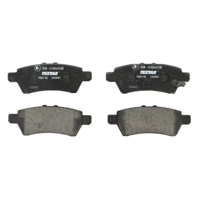 Abbildung von TEXTAR 2424001 Bremsbelagsatz mit akustischer Verschleißwarnung NISSAN: NP300 Navara Pickup, Pathfinder 3, Platform / Chassis