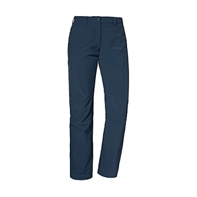 Abbildung von Schöffel Damen Pants Engadin1 Warm L, warme Wanderhose mit 4 Wege Stretch, robuste Thermohose vorgeformtem Knie und verstellbarem Bund, navy blazer, 48