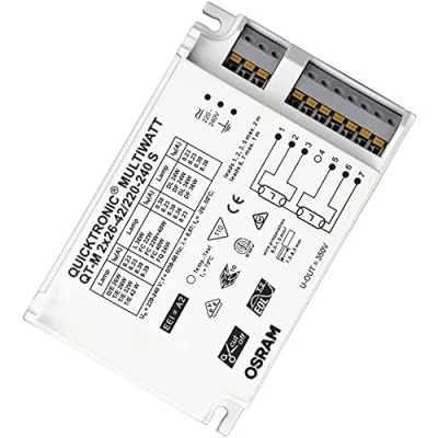 Abbildung von OSRAM Lamps elektronisches Vorschaltgerät (EVG), QUICKTRONIC MULTIWATT, EVG LL/KLL non DIM, QT M 2X26 42/220 240 S 4008321110022 Weiß