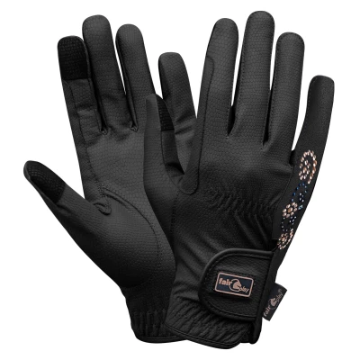 Abbildung von Fair Play Handschuhe Pammy Rosegold Schwarz XS