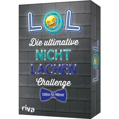 Abbildung von LOL Die ultimative Nicht lachen Challenge Edition für Männer: mit den besten Witzen, Flachwitzen, Scherzfragen Erwachsene. Partyspiel Trinkspielvariante