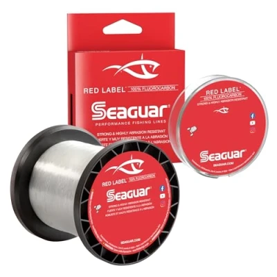 Abbildung von Seaguar Red Label Fluorocarbon Angelschnurvorfach, durchsichtig, 10lbs/200yds