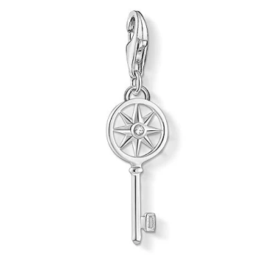 Abbildung von Thomas Sabo Damen Charm Anhänger Schlüssel mit Stern 925 Sterling Silber 1799 051 14