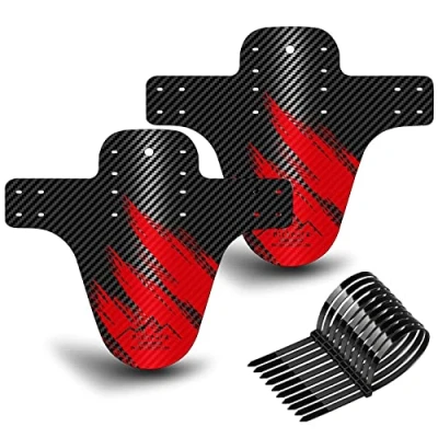 Abbildung von NICEDACK Schutzbleche Mountainbike,Mountainbike Spritzschutz, MTB Vordere und Hintere Kompatible Mudguard,Fahrrad Zubehör Mud Guard Fit 20 26 27 27.5&quot; 29 Zoll Fat Bike