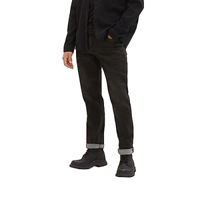 Abbildung von TOM TAILOR Herren 1034643 Marvin Straight Jeans, 10240 Black Denim, 31W / 32L