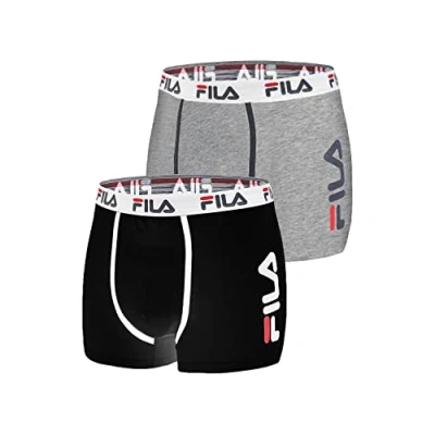 Abbildung von Fila Herren Boxer FI/1BC/FU5040X2 Boxershorts, Ng, XL